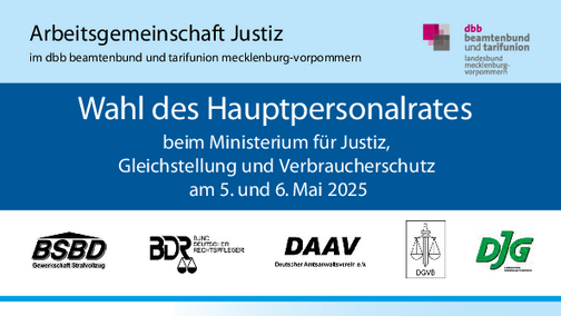 Die Kandidaten der AG Justiz für die HPR Wahlen