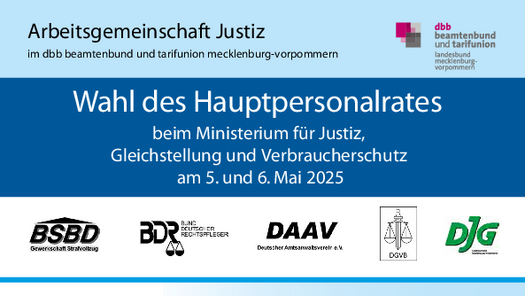 Die Kandidaten der AG Justiz für die HPR Wahlen